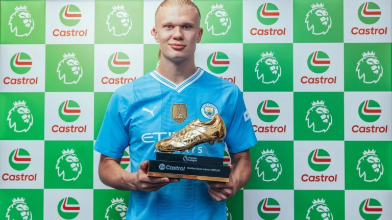 Haaland wins second Golden Boot